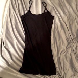 Velvet brand black long tank/bodycon dress